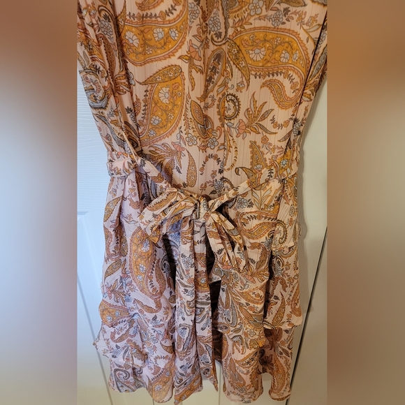 NWOT MSK sleeveless tiered sheath dress, fully lined, size large - Picture 8 of 11